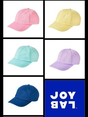 JoyLab Washed Baseball Hats - All Colors - One Size